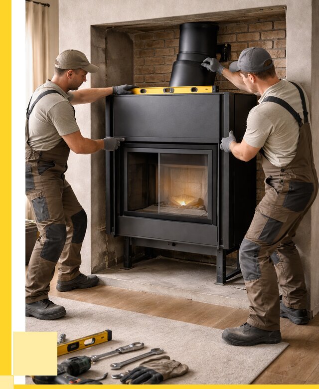 Установка каминных топок в Глазове под ключ от 18365 р. | ЭриданГлз