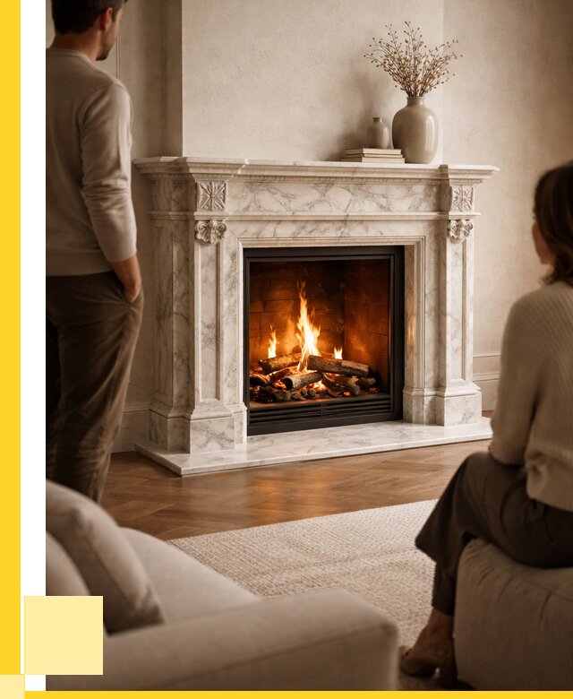 Мраморные камины под ключ в Глазове от 255075 р. | ЭриданГлз