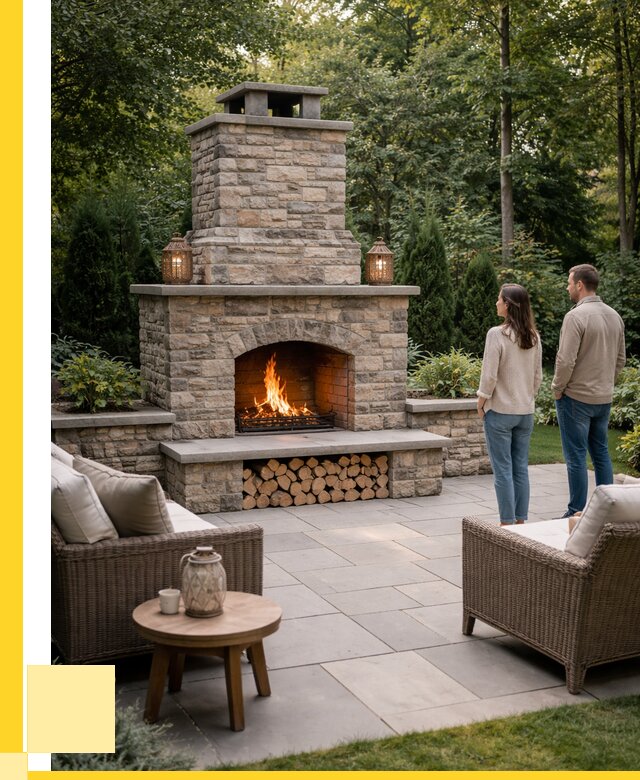 Уличные камины из кирпича в Глазове от 153045 р. | ЭриданГлз