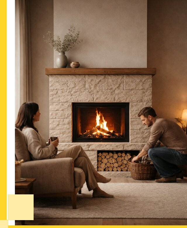 Камины для дома в Глазове под ключ от 153045 р. | ЭриданГлз