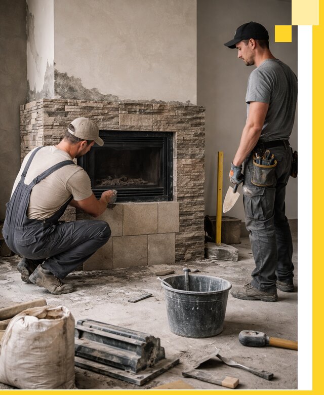 Камины под ключ в Глазове: проект, изготовление и монтаж