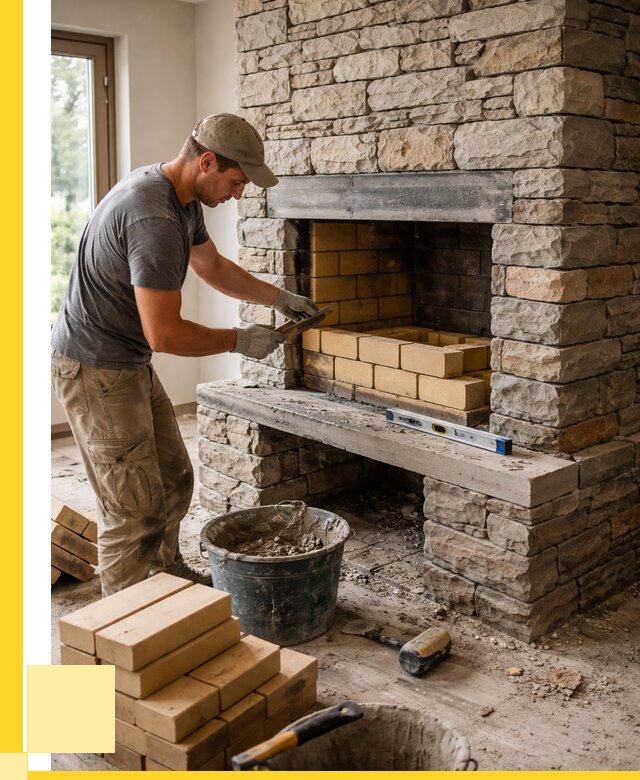 Кладка каминов и камина в Глазове от 25508 р. ЭриданГлз