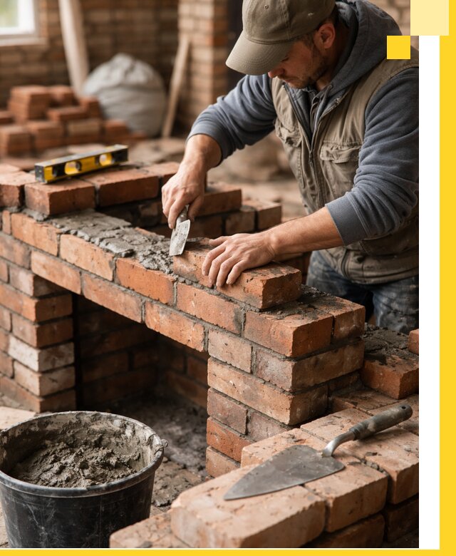 Кладка каминов под ключ в Глазове профессиональная отделка и монтаж