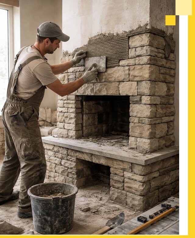 Строительство каминов под ключ в Глазове от проектирования до монтажа