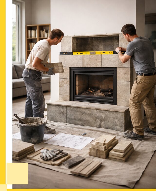 Монтаж каминов и установка в Глазове от 45914 р. | ЭриданГлз