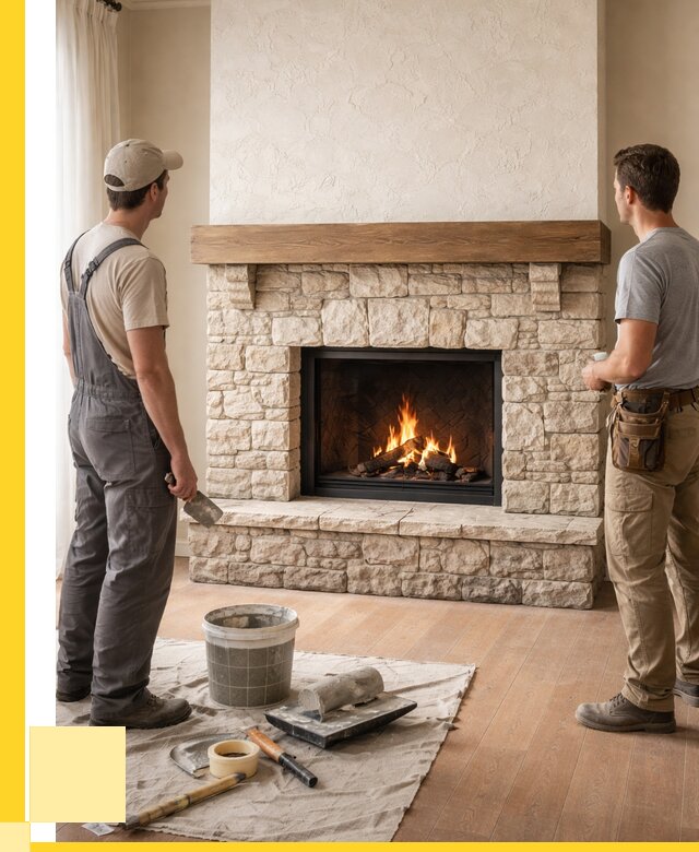 Отделка каминов в Глазове от 6632 р. под ключ | ЭриданГлз