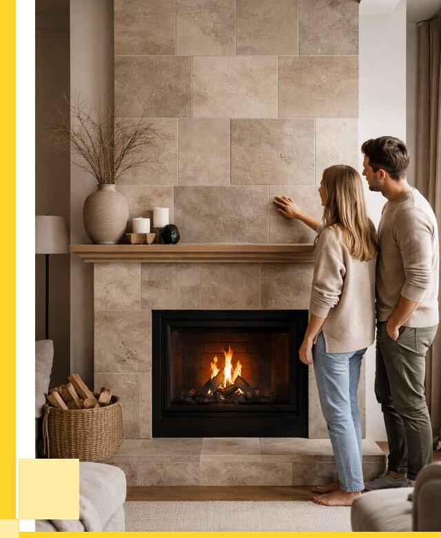 Облицовка каминов керамогранитом в Глазове от 4591 р. | ЭриданГлз