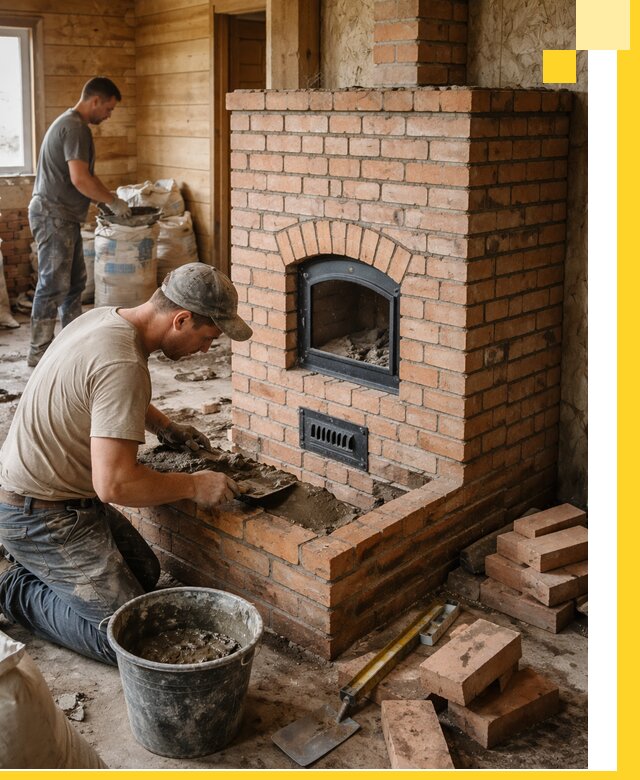 Профессиональное строительство печей в Глазове под ключ