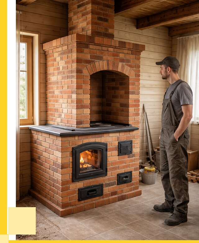 Кирпичные печи в Глазове: купить от 153045 р. | ЭриданГлз
