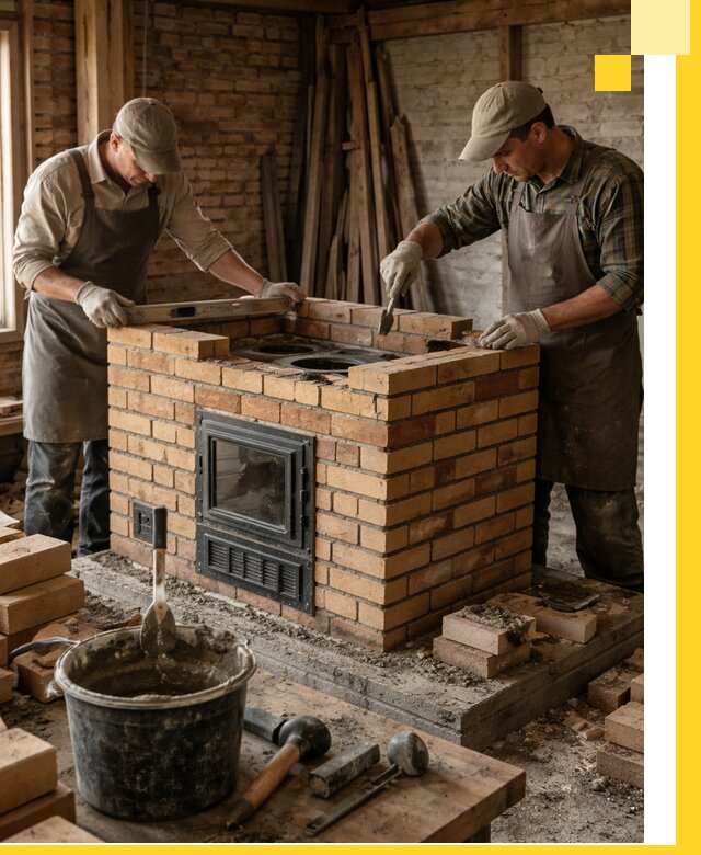 Изготовление и установка варочных печей под ключ в Глазове