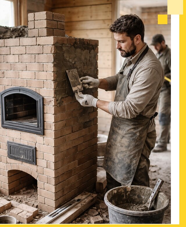 Изготовление и установка печей-шведок под ключ в Глазове