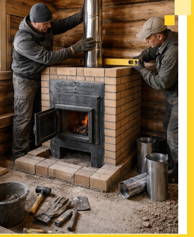 Проектирование, изготовление и установка банных печей в Глазове