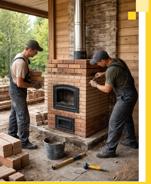 Производство и установка дачных печей под ключ в Глазове