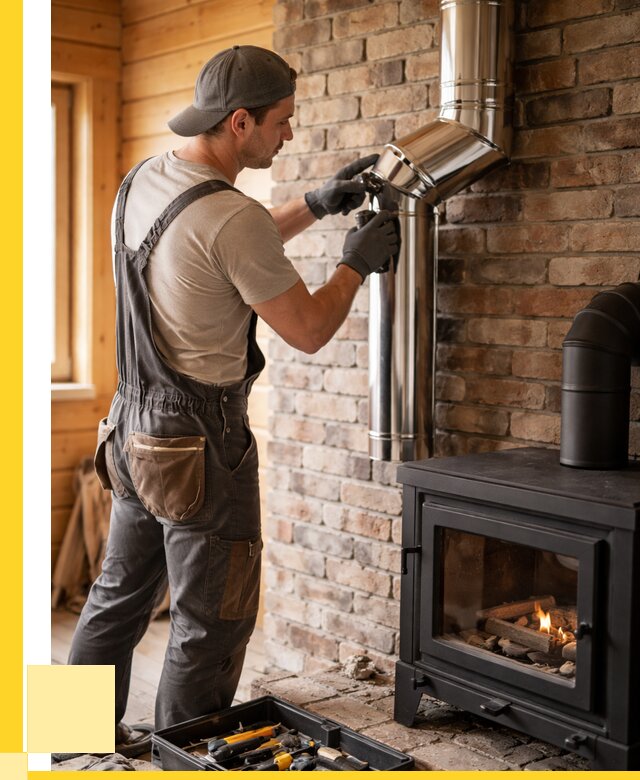 Монтаж дымоходов для печей в Глазове от 7652 р. | ЭриданГлз