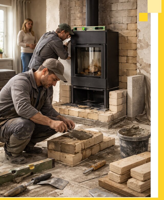 Печи и камины под ключ: проект, установка в Глазове