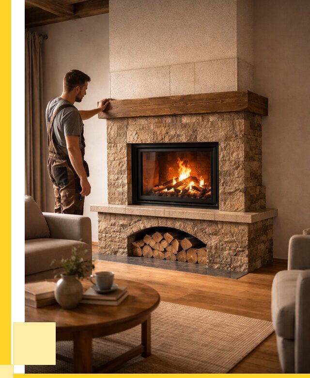 Печи камины для дома под ключ в Глазове от 56117 р. | ЭриданГлз