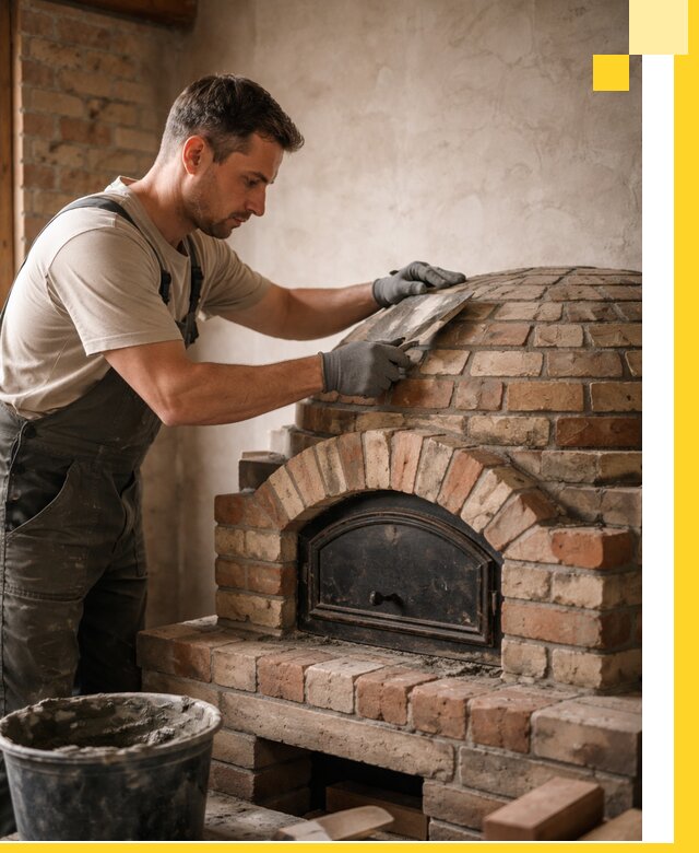 Изготовление и монтаж помпейских печей на заказ в Глазове