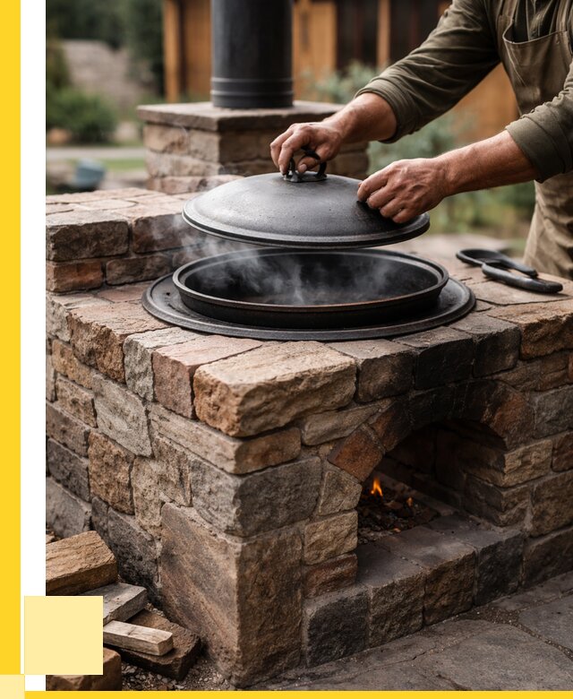 Печи для казана в Глазове по цене от 18365 р. | ЭриданГлз