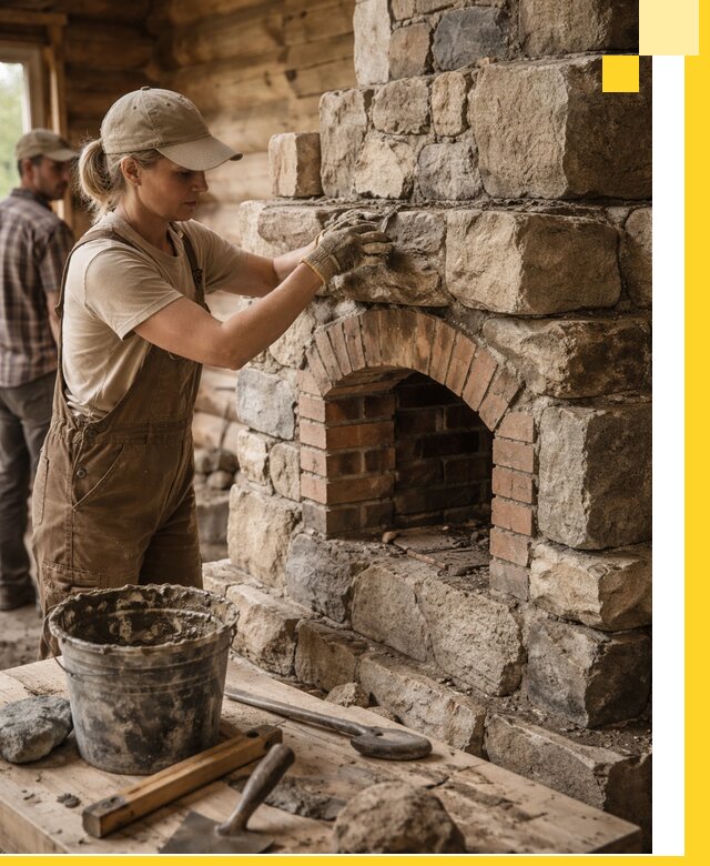 Каменные печи на заказ и монтаж в Глазове, долговечные решения