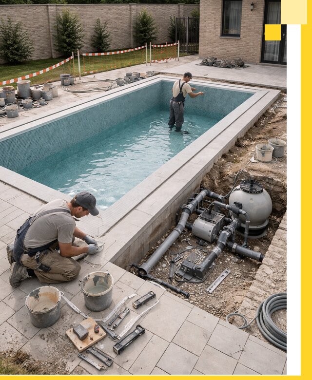 Строительство бассейнов под ключ в Глазове: проекты и монтаж