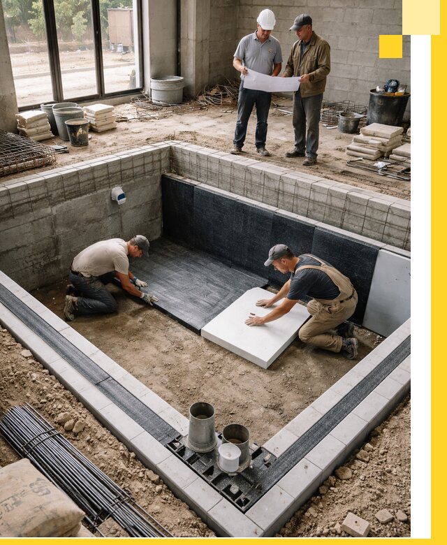 Проекты частных и общественных бассейнов под ключ в Глазове