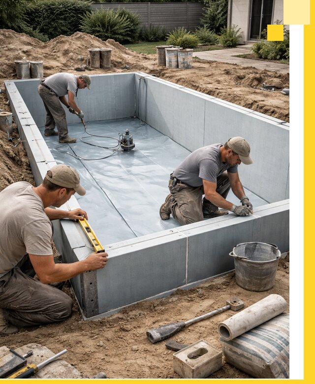 Профессиональный монтаж бассейнов под ключ в Глазове с гарантией