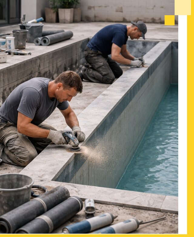 Профессиональный ремонт бассейнов под ключ в Глазове