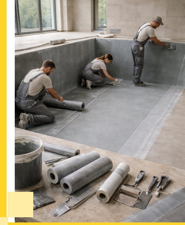 Гидроизоляция бассейнов в Глазове от 2041 р., ЭриданГлз