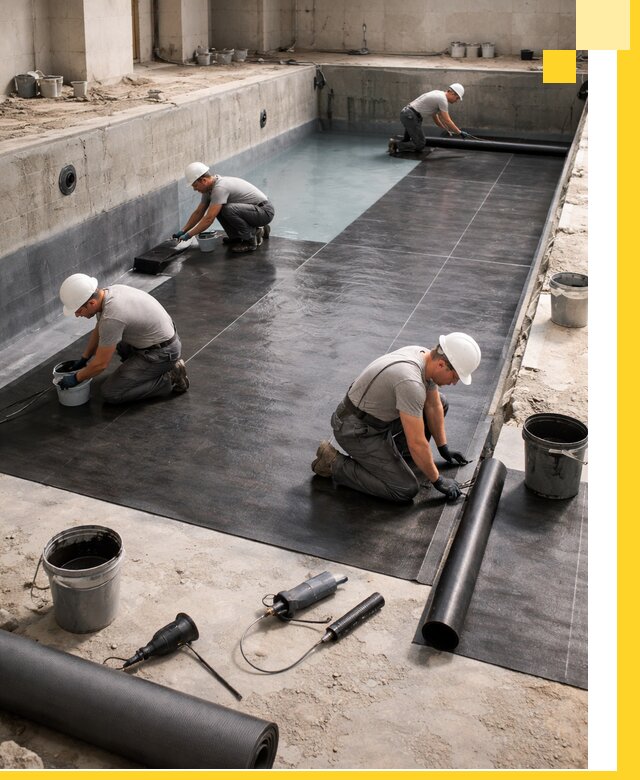 Профессиональная гидроизоляция бассейнов и чаш в Глазове под ключ