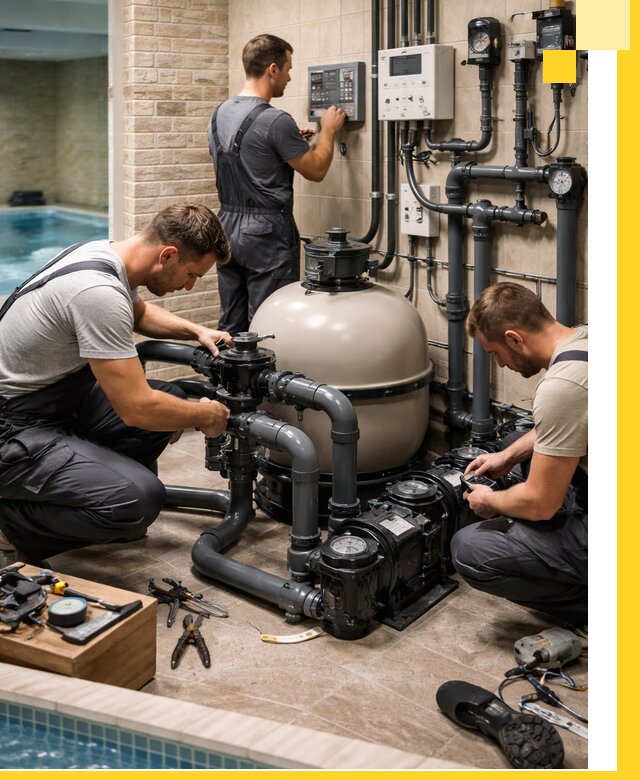 Комплексное оборудование для бассейнов под ключ в Глазове