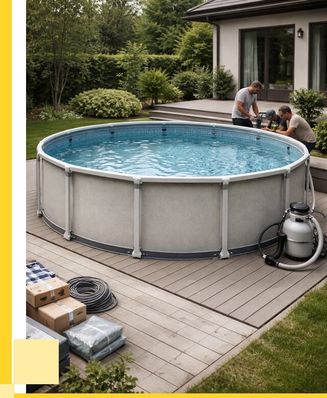 Купить каркасные бассейны в Глазове от 45914 р. | ЭриданГлз