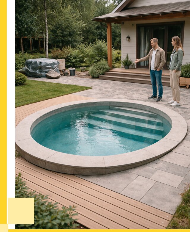 Бассейн на даче под ключ в Глазове от 204060 р., ЭриданГлз