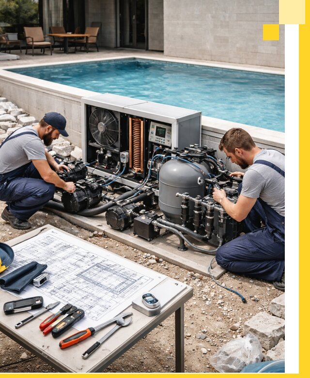 Проектирование и монтаж бассейнов с подогревом в Глазове