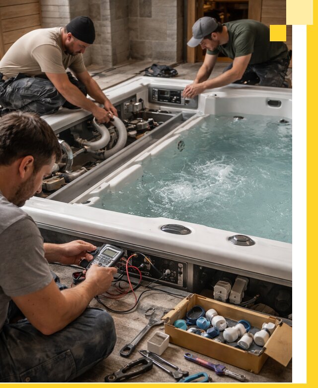 Гидромассажные бассейны под ключ в Глазове, дизайн и монтаж