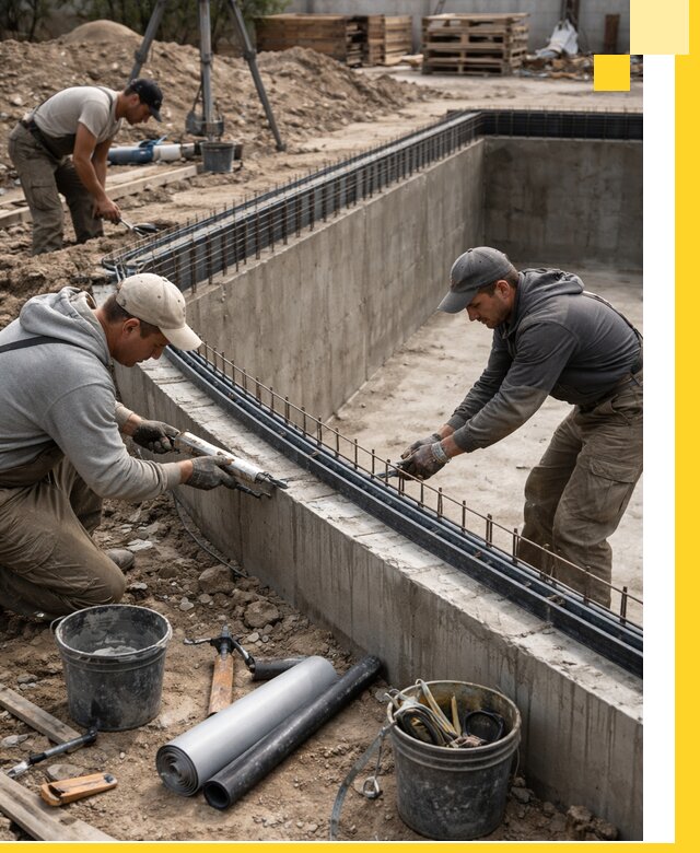 Качественный монтаж чаши бассейна в Глазове под ключ с гарантией