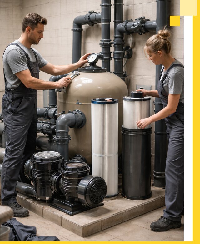 Фильтры и системы фильтрации для бассейнов в Глазове