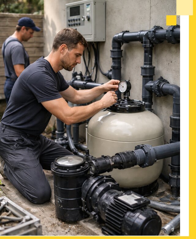 Поставка и монтаж фильтровального оборудования для бассейнов в Глазове