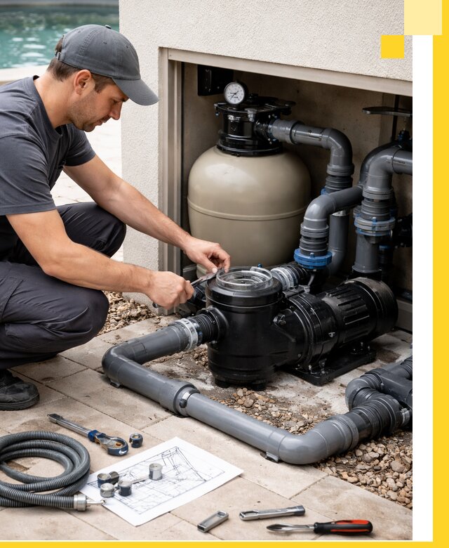 Поставка, монтаж и сервис насосов для бассейнов в Глазове