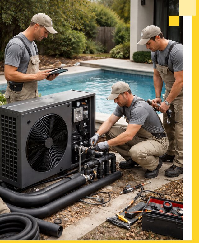 Проектирование и установка тепловых насосов для бассейнов в Глазове