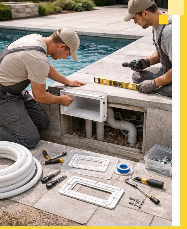 Поставка и установка скиммеров для бассейнов в Глазове