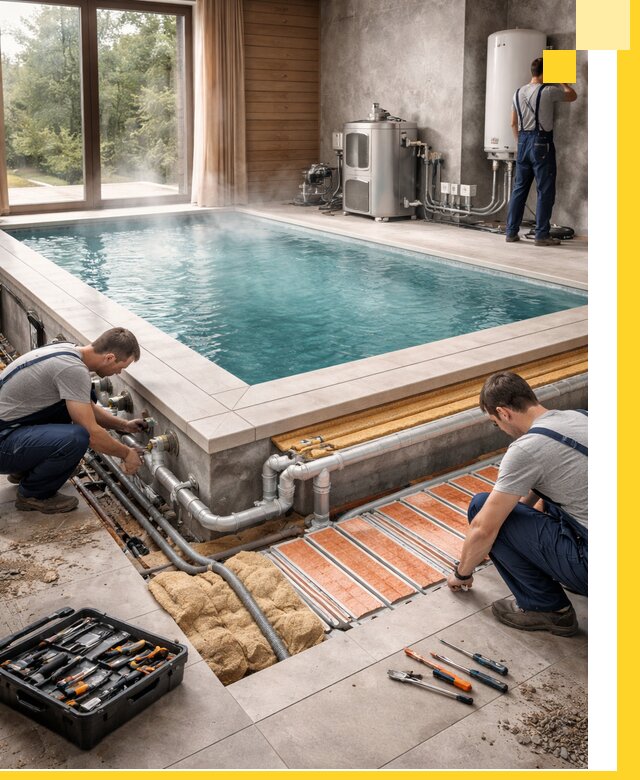 Проектирование и строительство тёплых бассейнов в Глазове