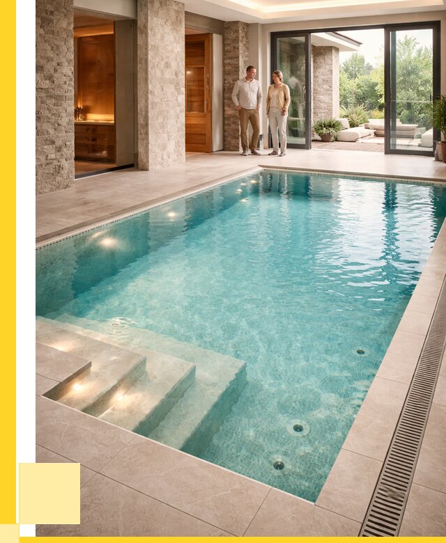 Бассейн во дворе в Глазове: проект, отделка от 1224360 р. | ЭриданГлз