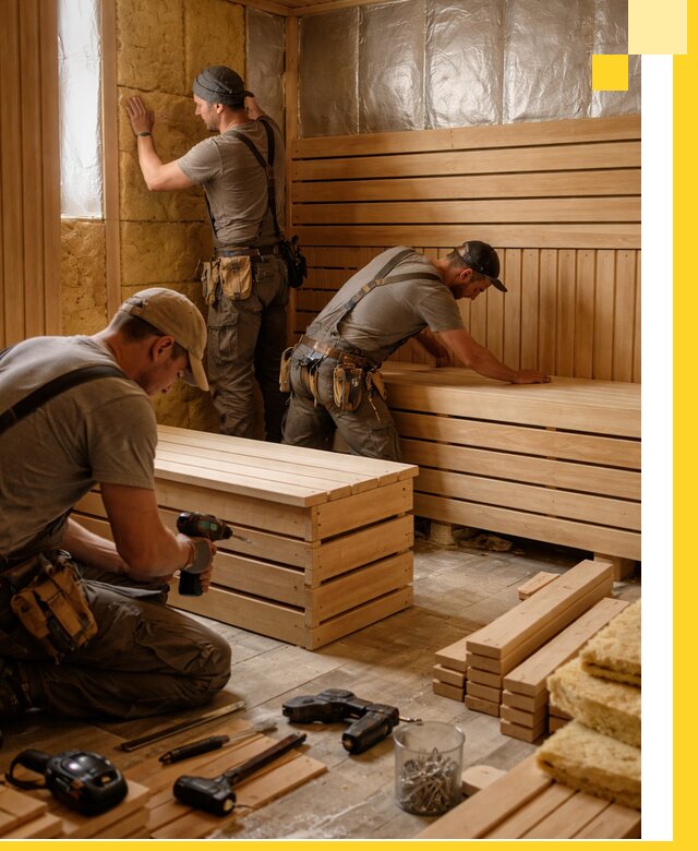 Профессиональное строительство саун под ключ в Глазове