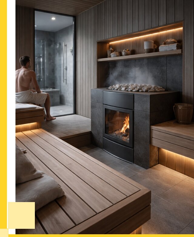 Проект сауны в частном доме в Глазове от 35711 р. | ЭриданГлз