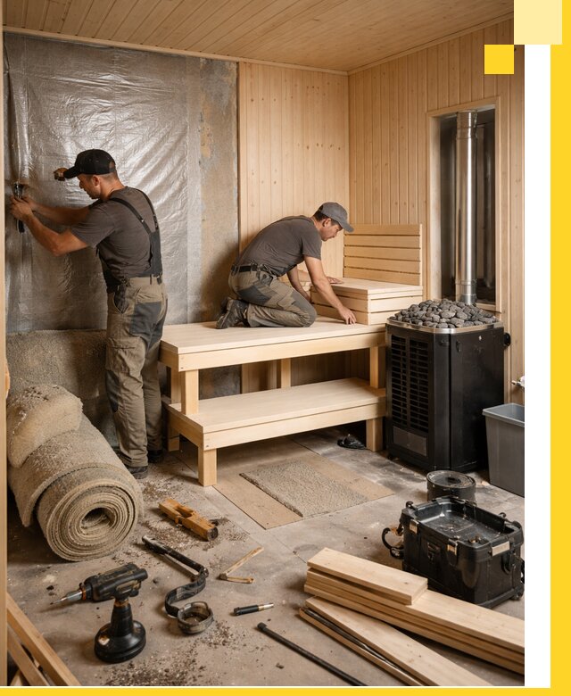 Проекты саун под ключ в Глазове дизайн и строительство