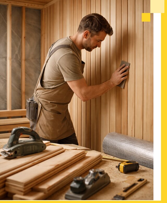 Профессиональная отделка саун и парных под ключ в Глазове