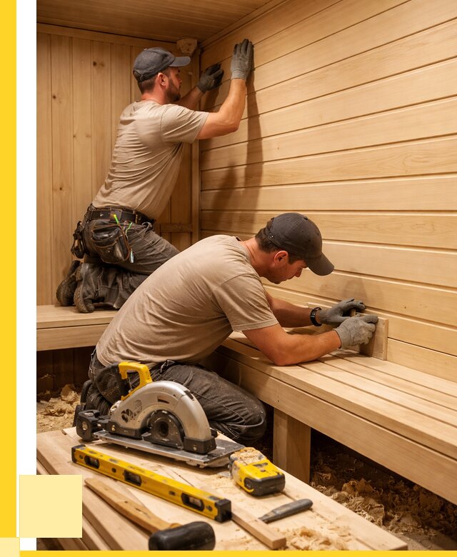 Обшивка саун вагонкой в Глазове от 2551 р. | ЭриданГлз