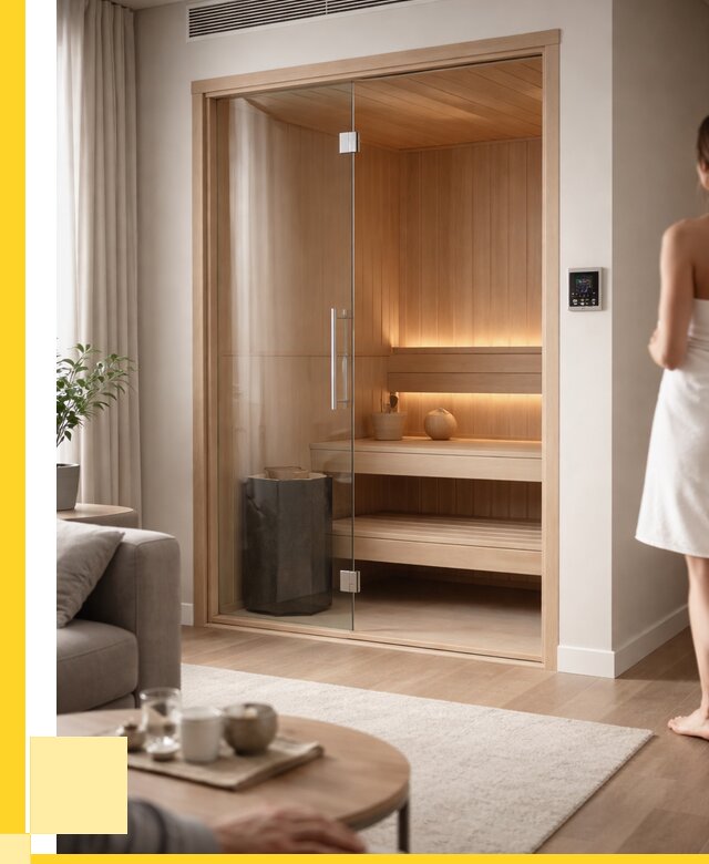 Сауна в квартире под ключ в Глазове от 122436 р. ЭриданГлз