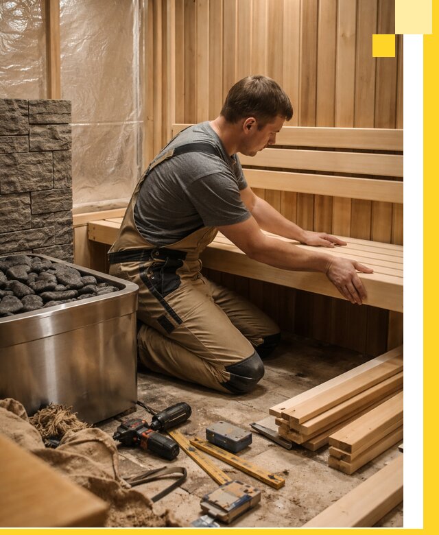 Сауны для дома под ключ с проектированием и монтажом в Глазове