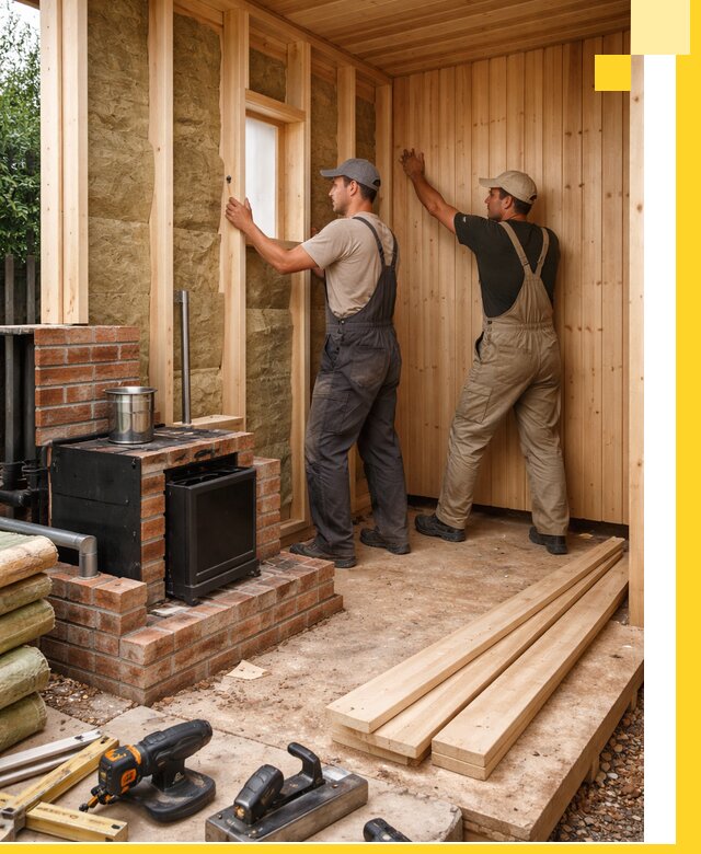 Строительство и установка дачных саун под ключ в Глазове